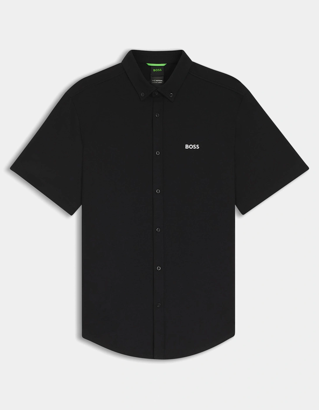 BOSS Green ST_Motion Mens Short Sleeve Shirt - Black 002, 2 of 1