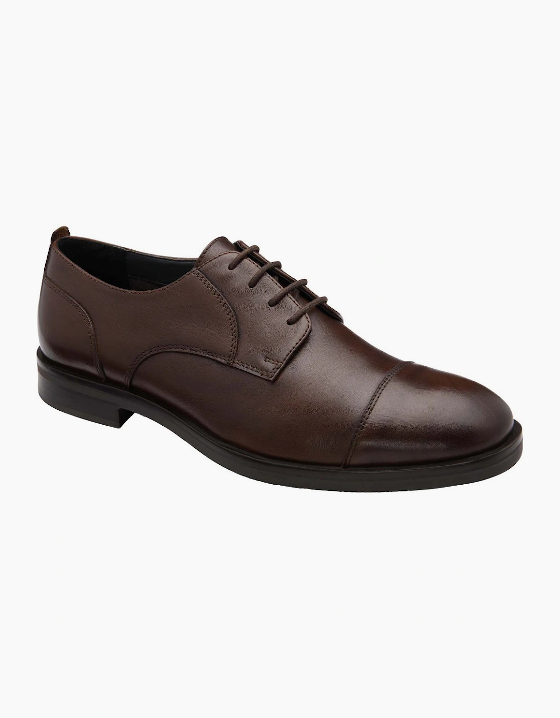 Frank Wright Men's Brown Keetley Derby Shoes - Size 7