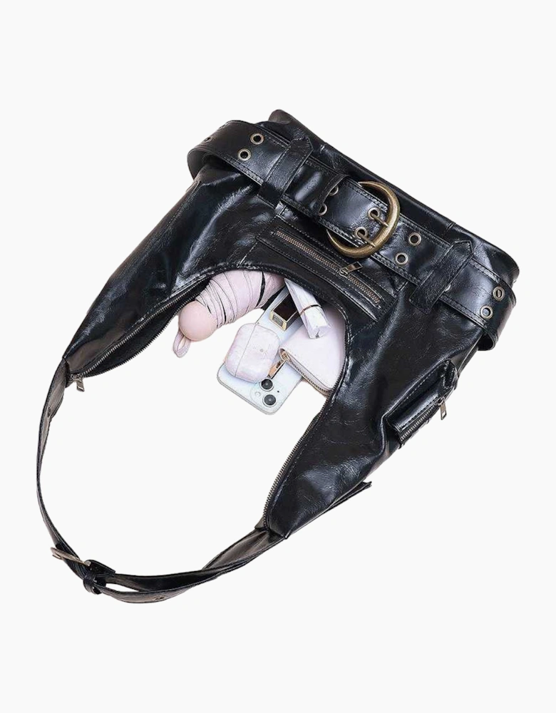 Womens/Ladies Cora Buckle Shoulder Bag