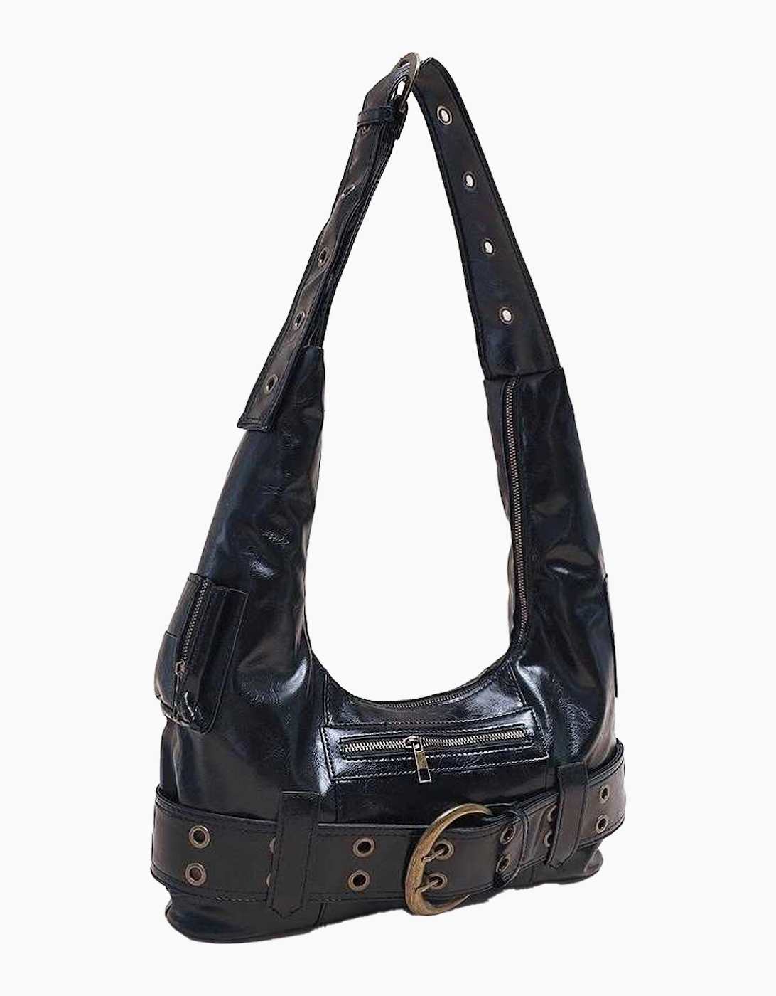 Womens/Ladies Cora Buckle Shoulder Bag