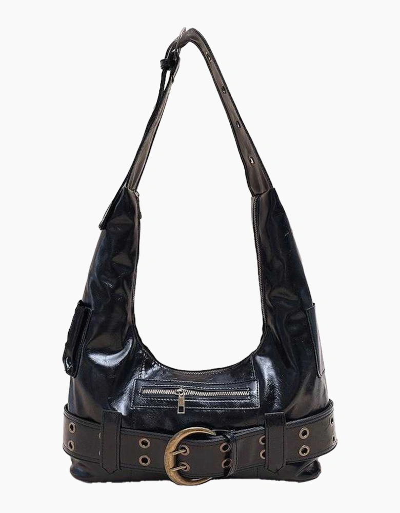 Womens/Ladies Cora Buckle Shoulder Bag