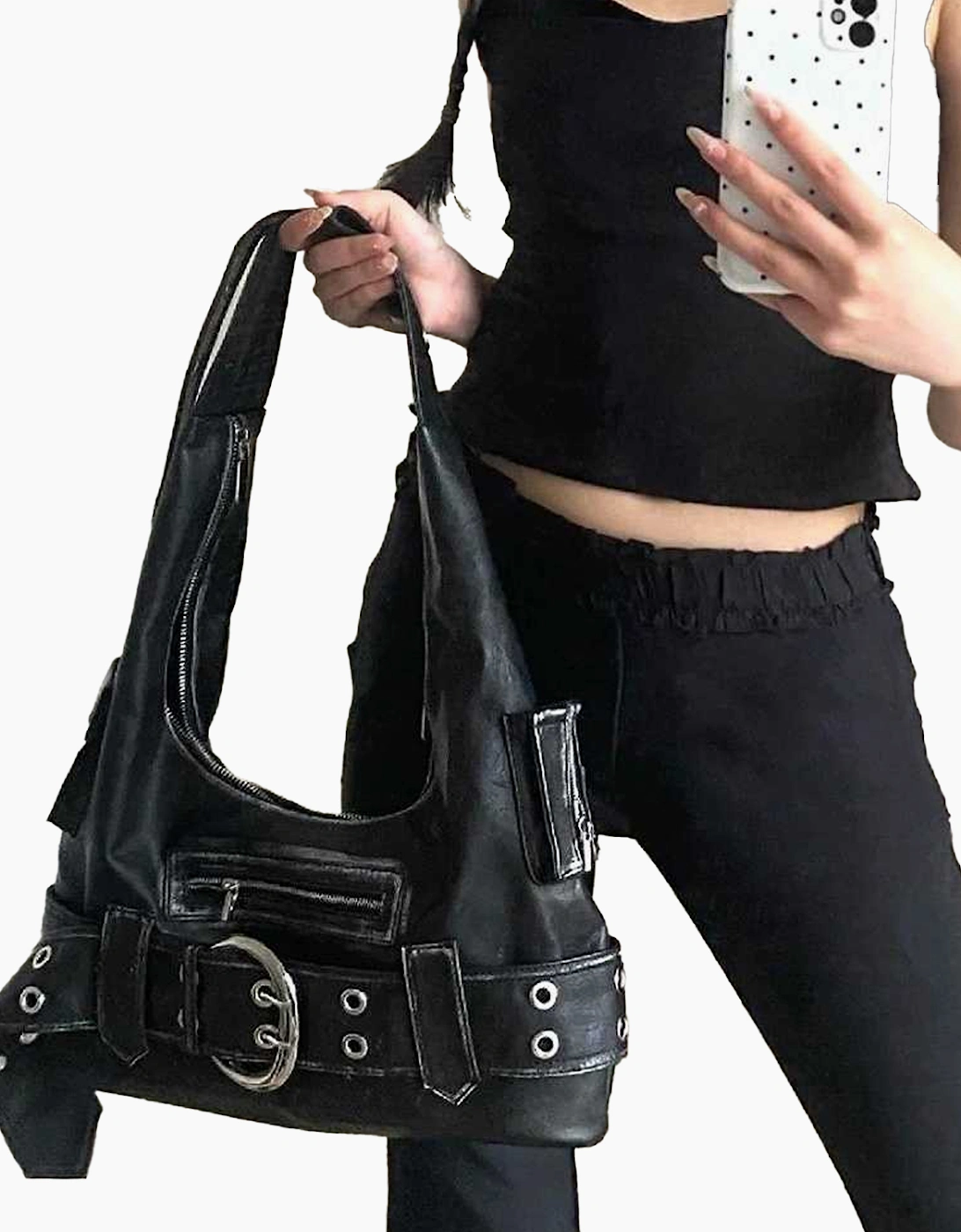 Womens/Ladies Cora Buckle Shoulder Bag