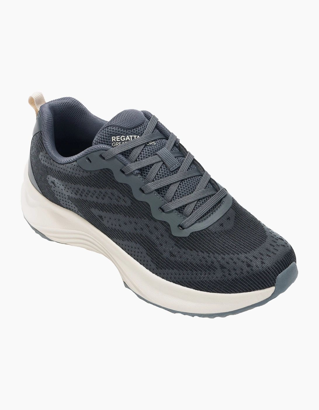 Regatta Women's Grey / Marine Sport Ii Trainers - Size: 3