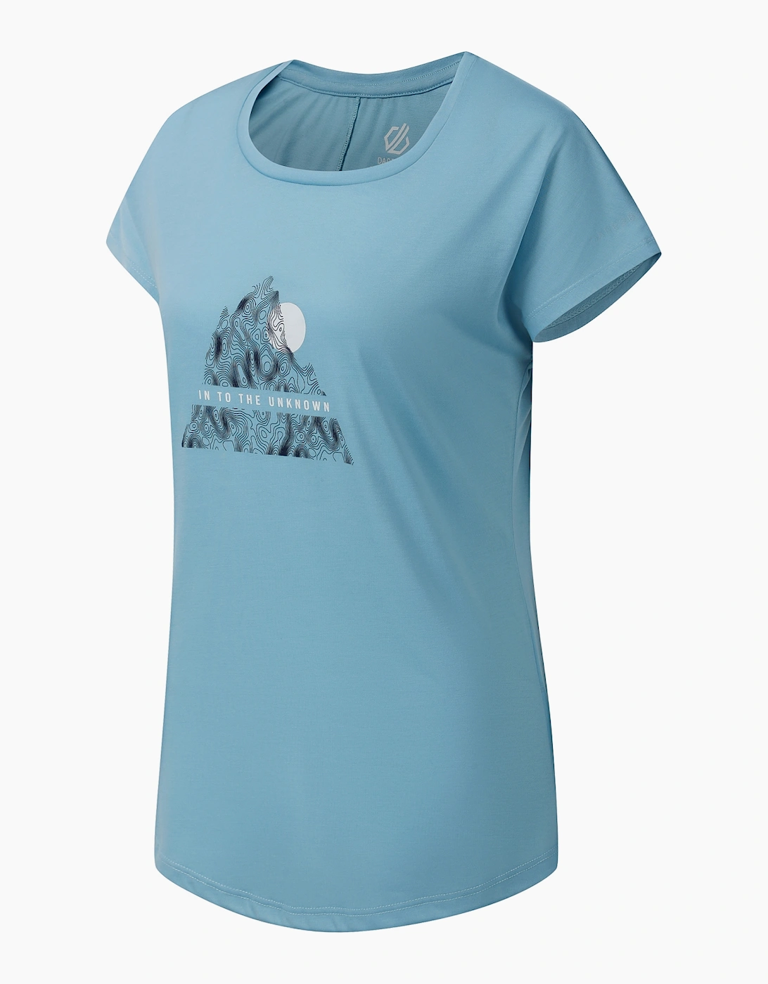 Womens/Ladies Serenity Abstract Mountain T-Shirt