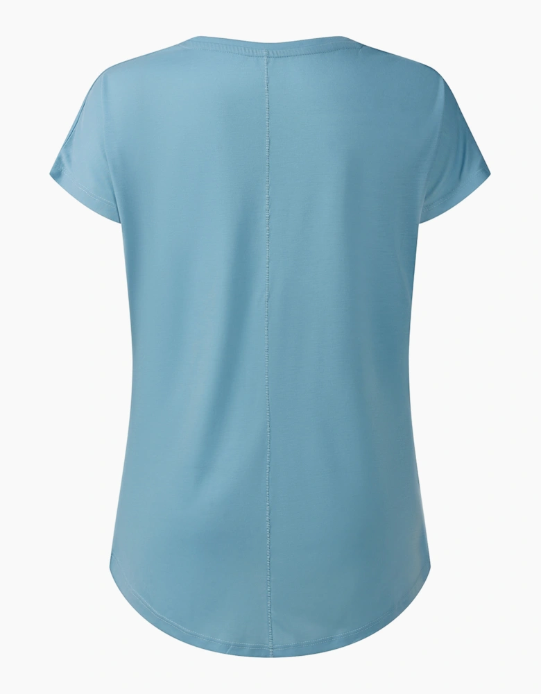 Womens/Ladies Serenity Abstract Mountain T-Shirt