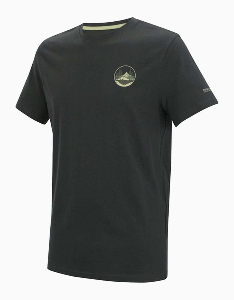 Mens Breezed Circle Mountain T-Shirt