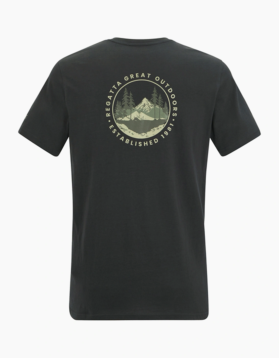 Mens Breezed Circle Mountain T-Shirt