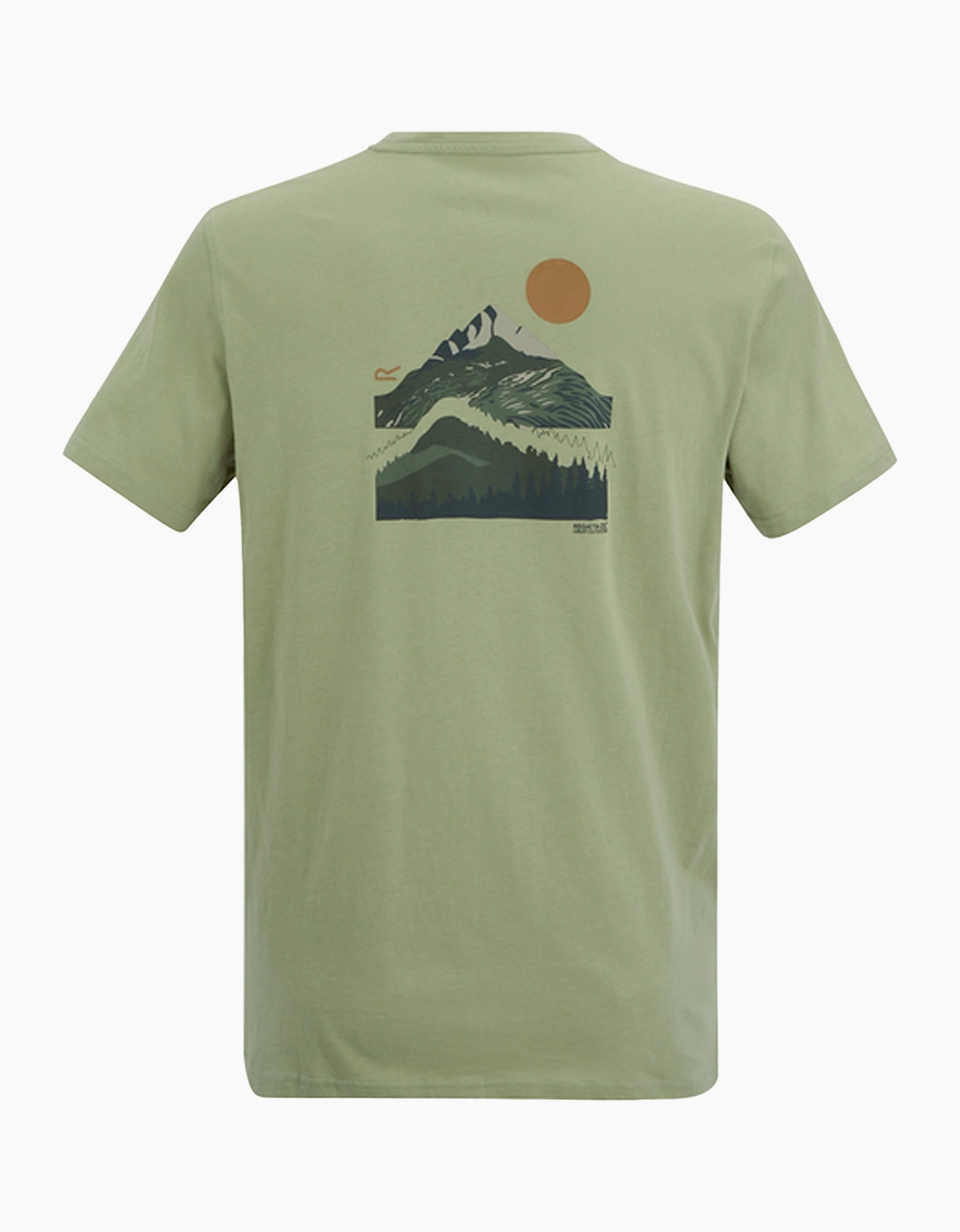 Mens Breezed Moon Mountain T-Shirt