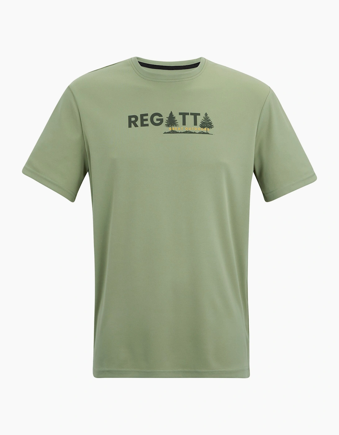 Regatta Men's Green Fingal Pine Tree T-Shirt - Size: 50