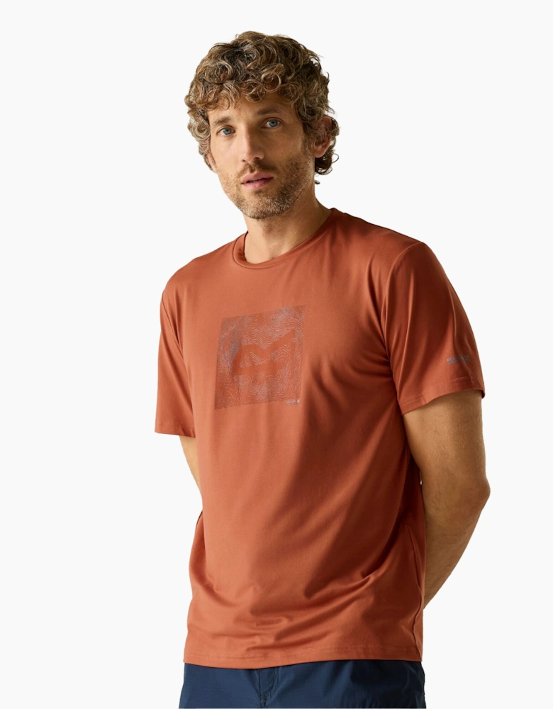 Mens Fingal Topographic T-Shirt