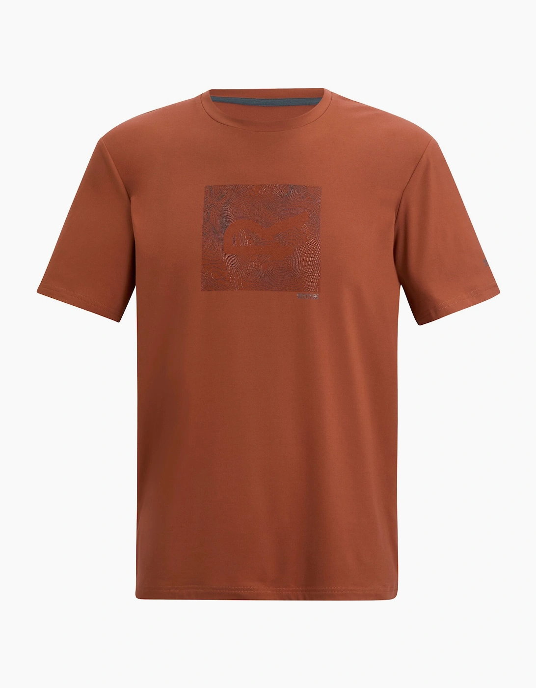 Regatta Men's Red Fingal Topographic T-Shirt - Size: 46
