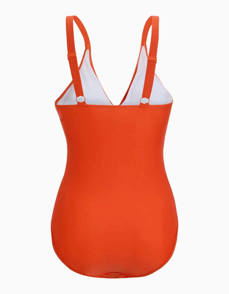 Womens/Ladies Baylenne Plain One Piece Swimsuit