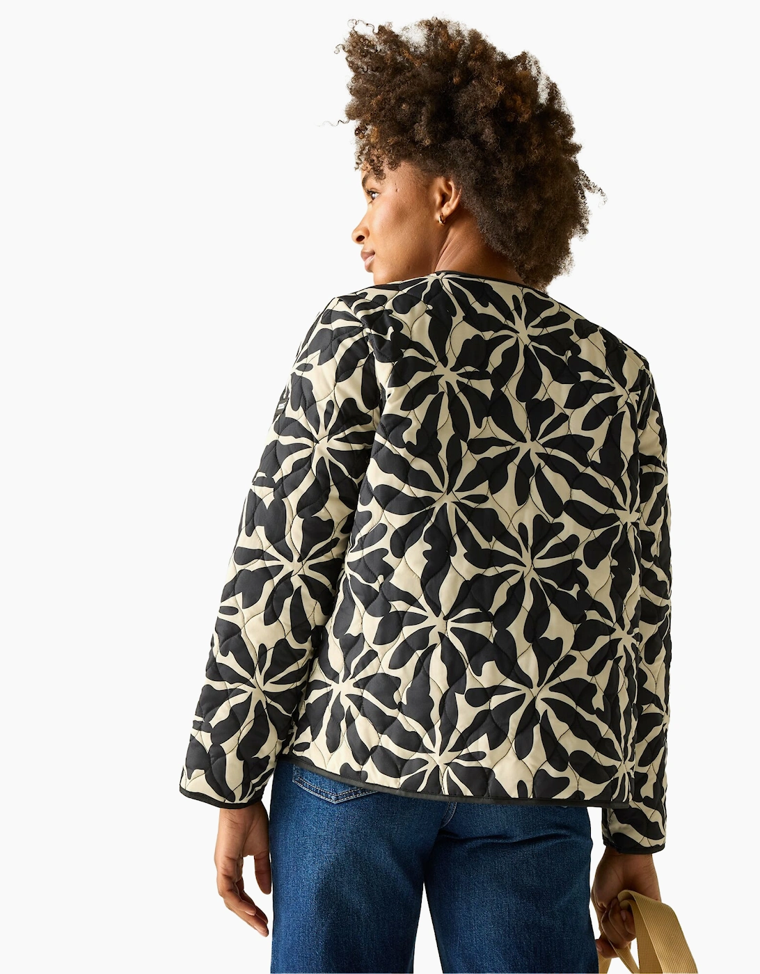 Womens/Ladies Mira Abstract Floral Padded Jacket