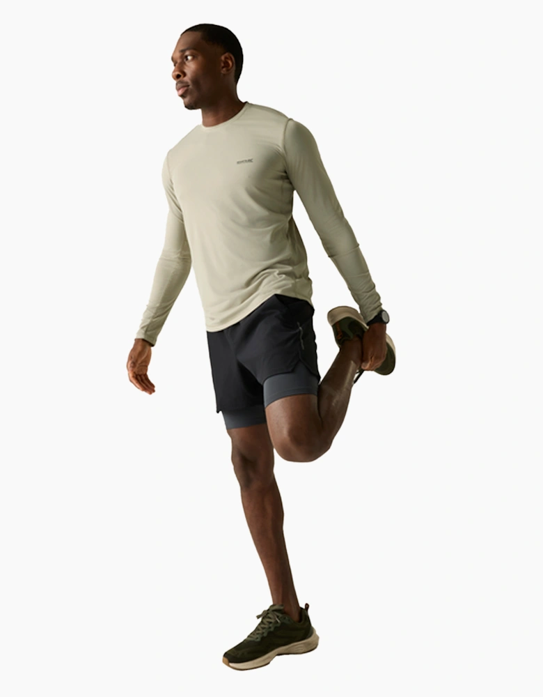 Mens Mindo Logo Long-Sleeved T-Shirt