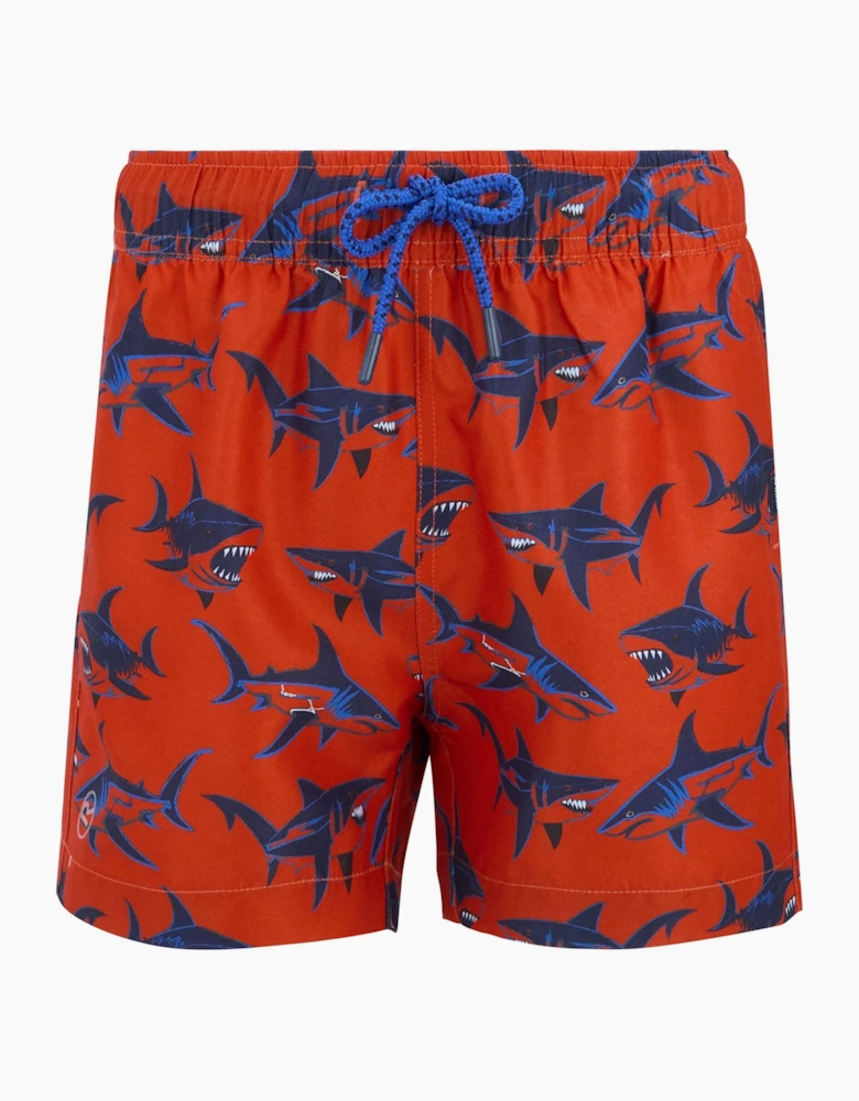 Boys Skander Shark Swim Shorts