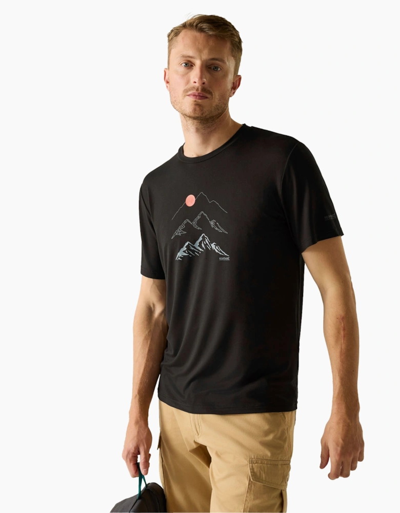 Mens Fingal Moon Mountain T-Shirt