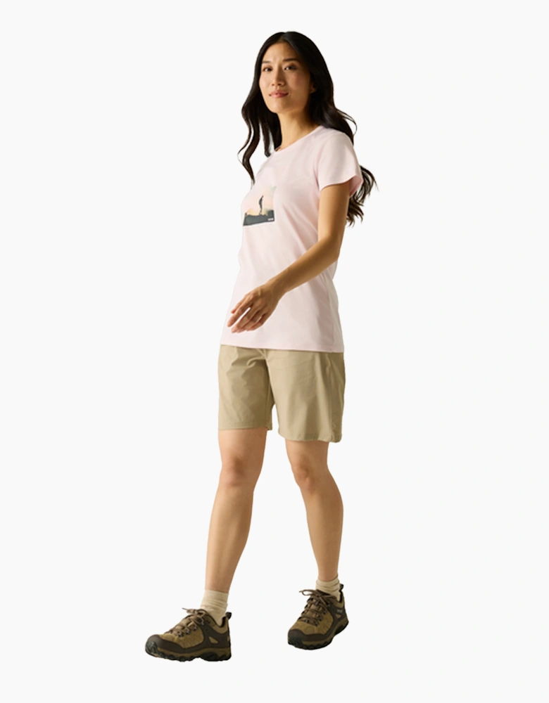 Womens/Ladies Fingal Adventure Print T-Shirt