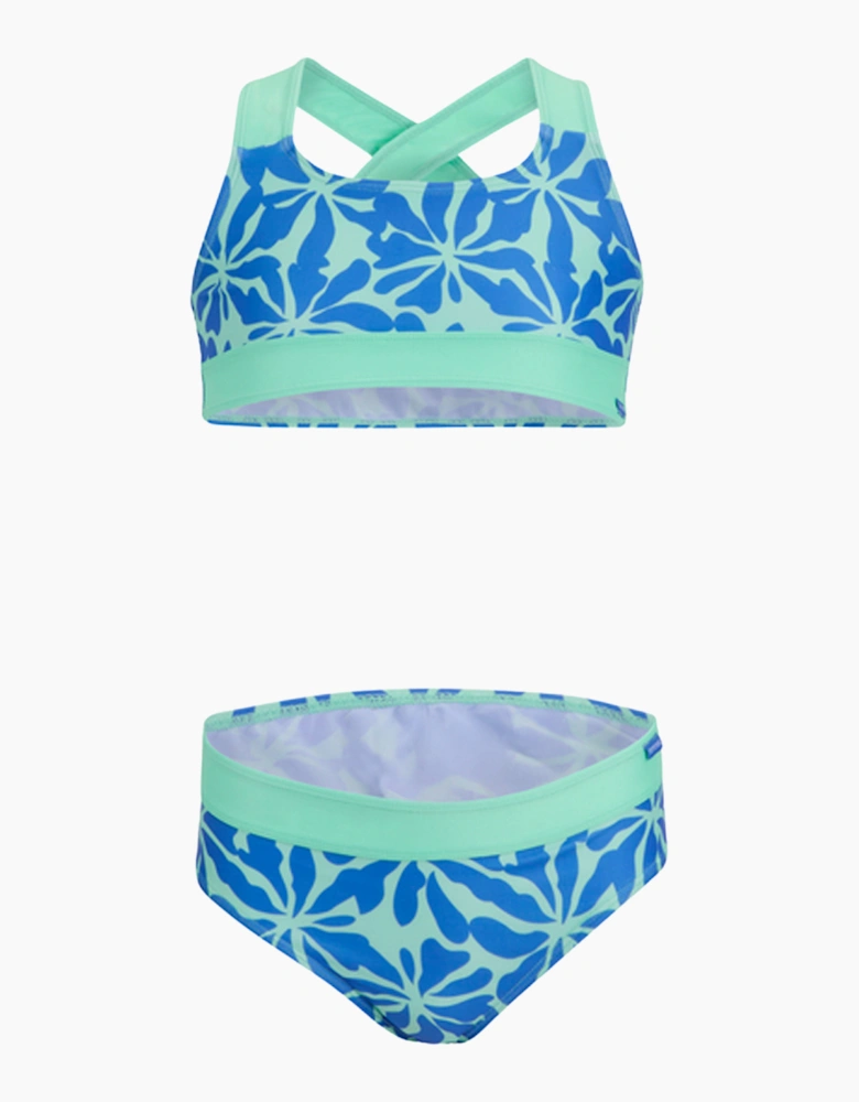 Girls Dakaria III Floral Bikini Set