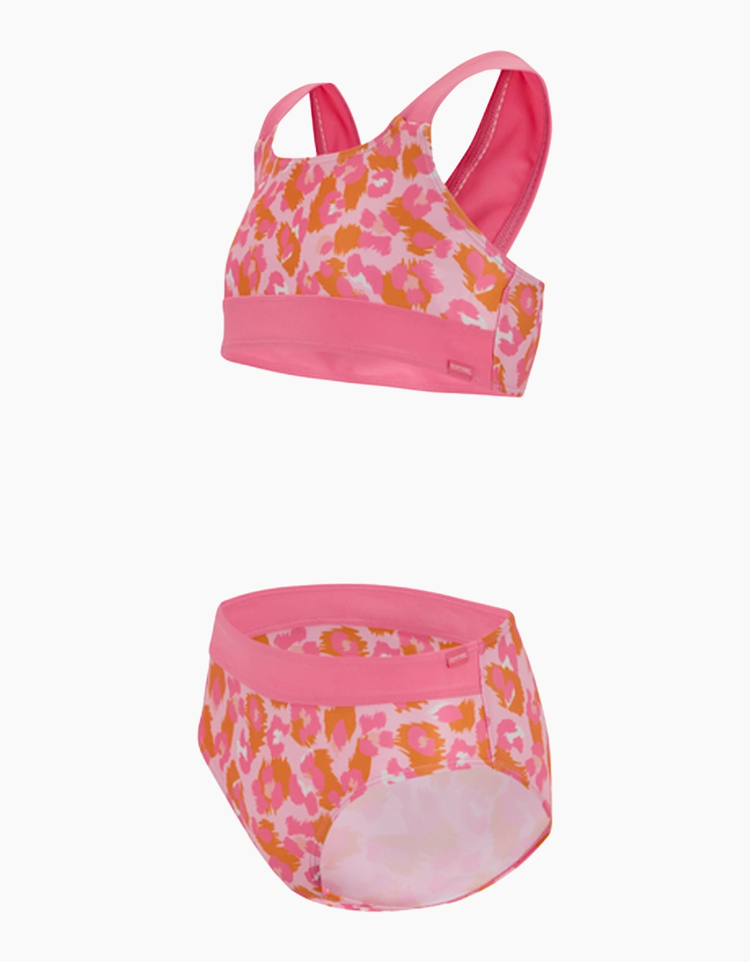 Girls Dakaria III Leopard Print Bikini Set