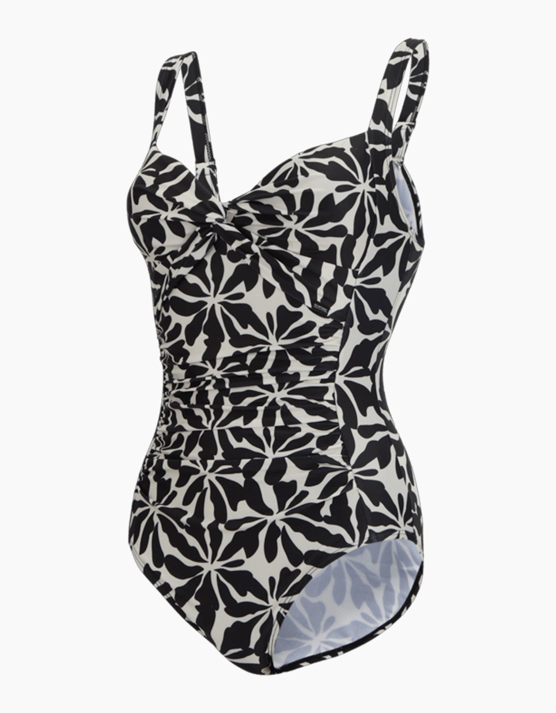 Womens/Ladies Sakari Abstract Floral Tummy Control One Piece Swimsuit