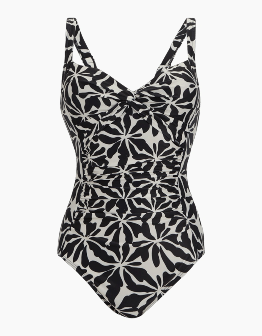 Womens/Ladies Sakari Abstract Floral Tummy Control One Piece Swimsuit, 5 of 4