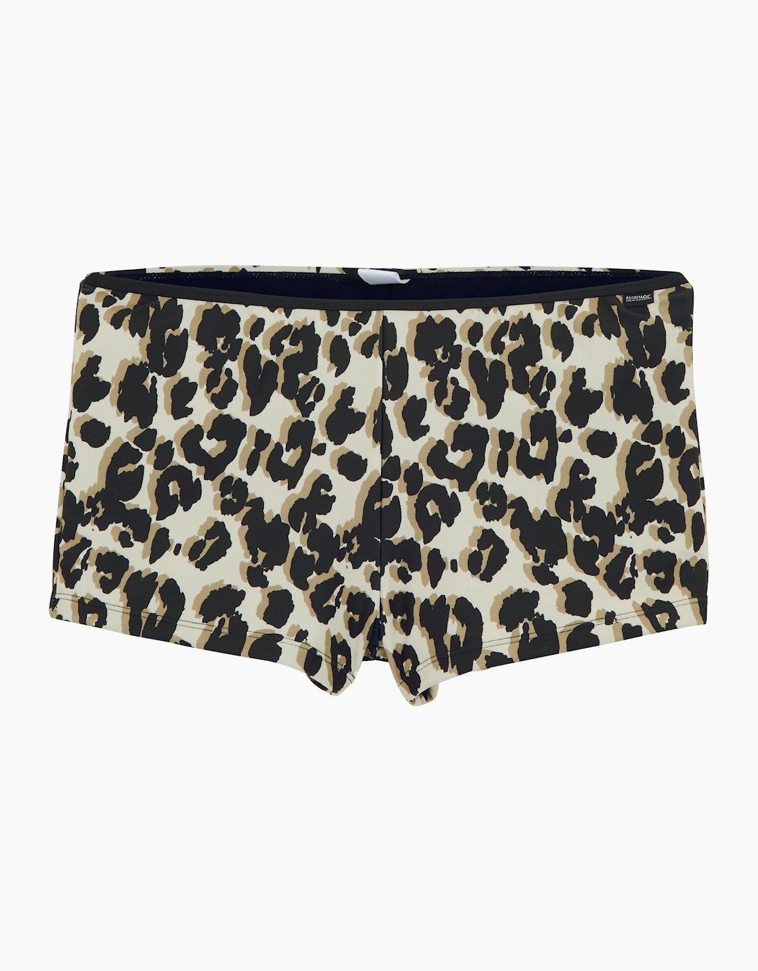 Womens/Ladies Aceana Leopard Print Bikini Shorts, 6 of 5