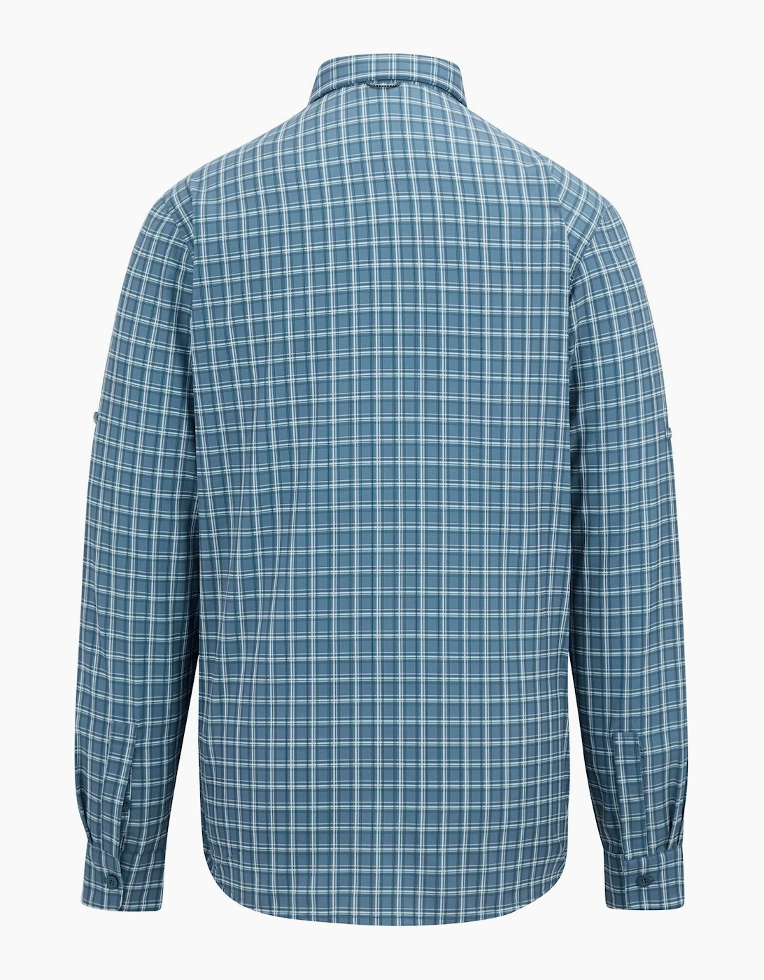 Mens Checked Insect Repellent Travel Shirt