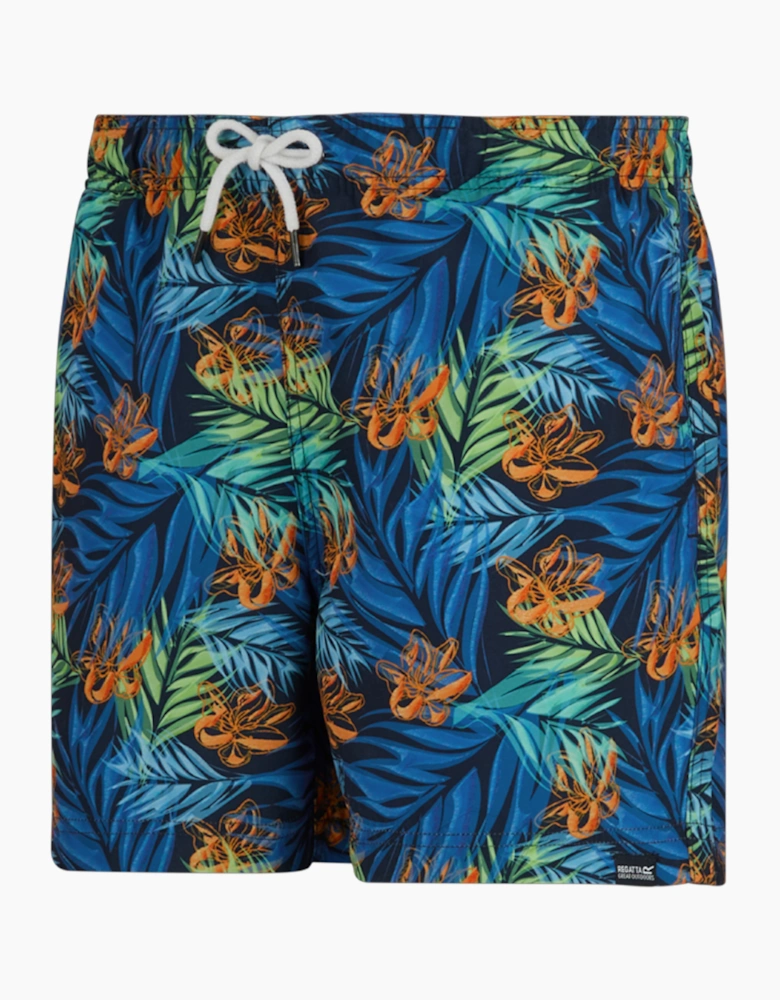 Mens Loras Tropical Leaves Swim Shorts