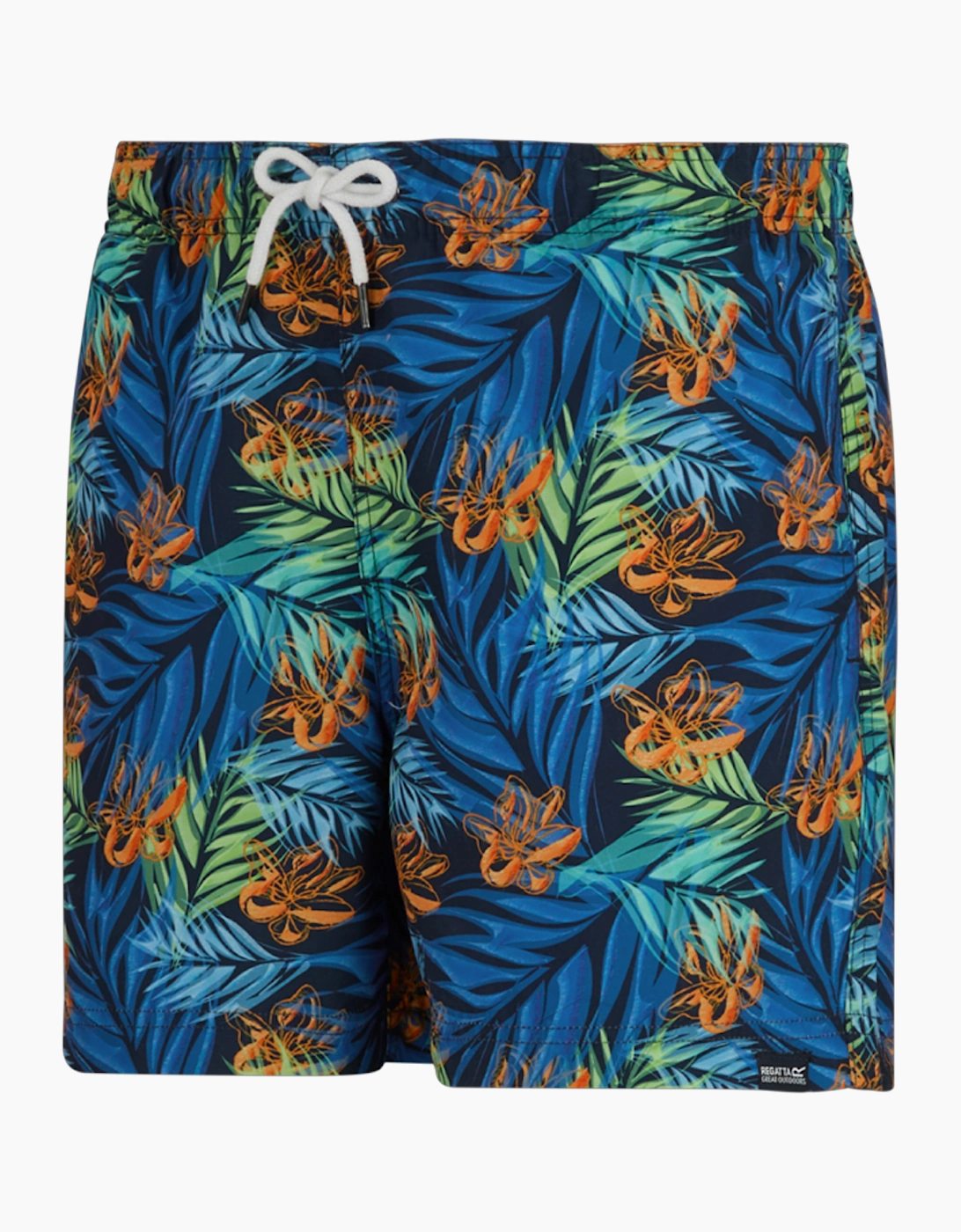 Mens Loras Tropical Leaves Swim Shorts