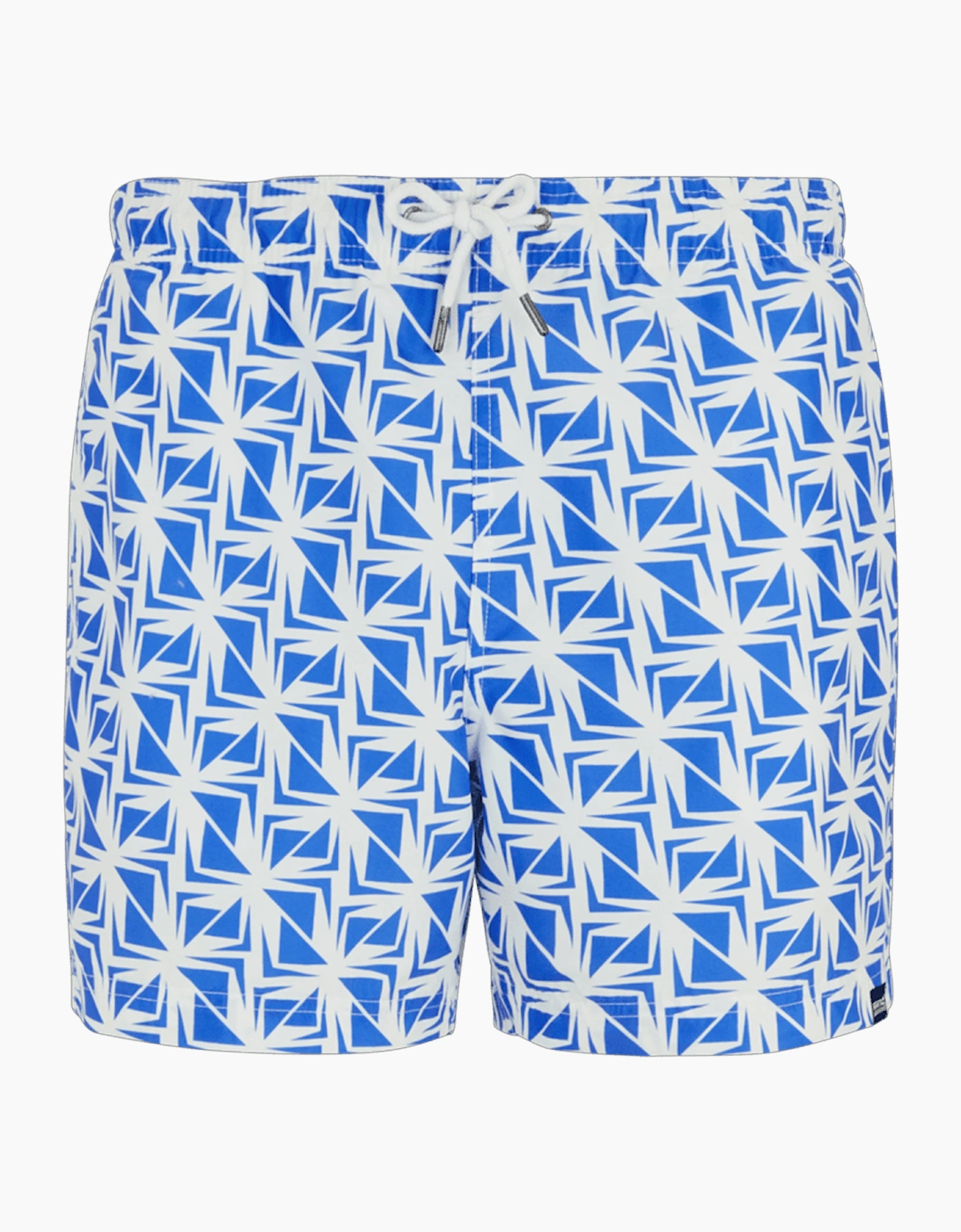 Regatta Men's White Sonic Blue Loras Geometric Swim Shorts  39/38/32 Xxl