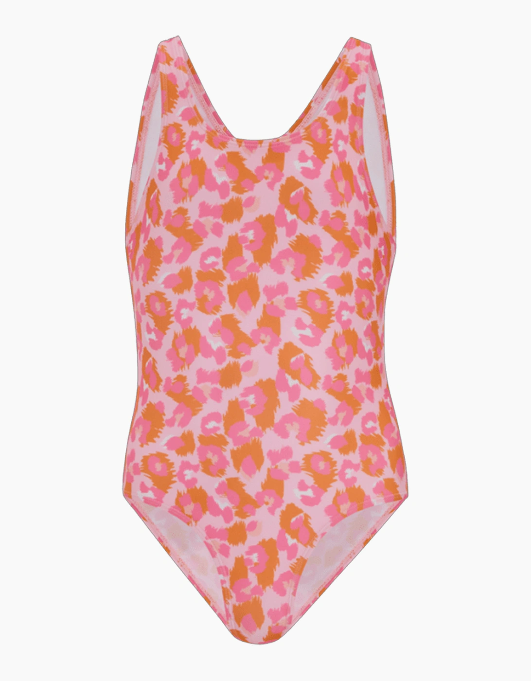 Regatta Girls Orange Peel  Katrisse Leopard One Piece Swimsuit - Size 9 Years/10 Years Kids