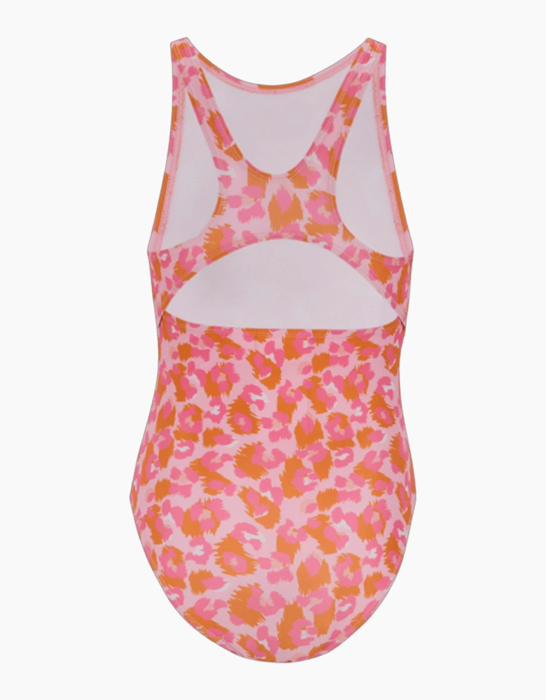 Girls Katrisse Leopard One Piece Swimsuit