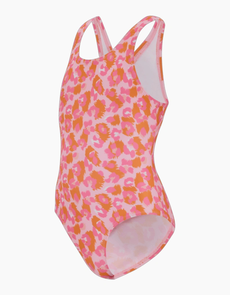 Girls Katrisse Leopard One Piece Swimsuit