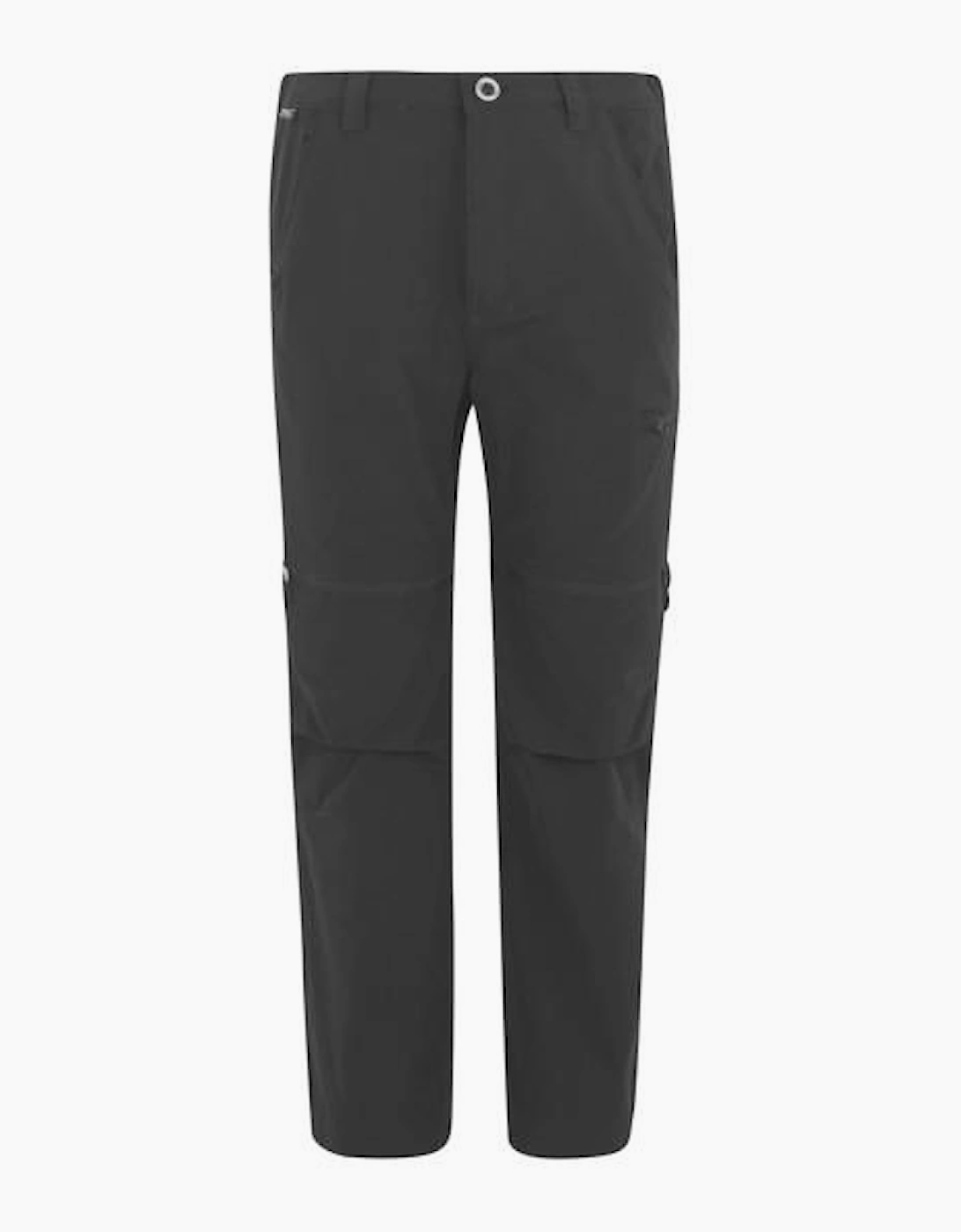 Regatta Boys Grey  Childrens/ Highton Stretch Zip-Off Walking Trousers - Size 13 Years Kids