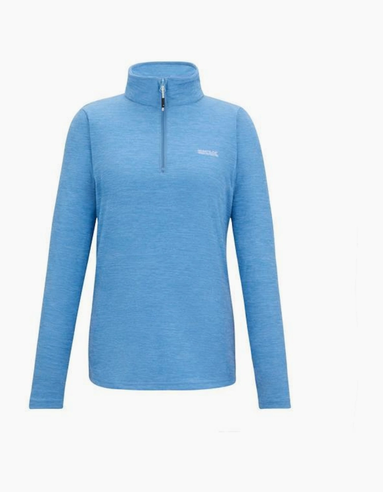 Womens/Ladies Sweetheart Quarter Zip Fleece Top