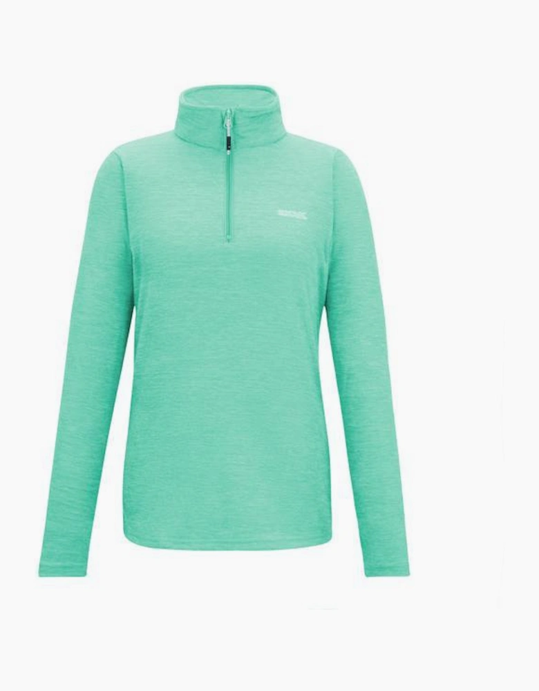 Womens/Ladies Sweetheart Quarter Zip Fleece Top