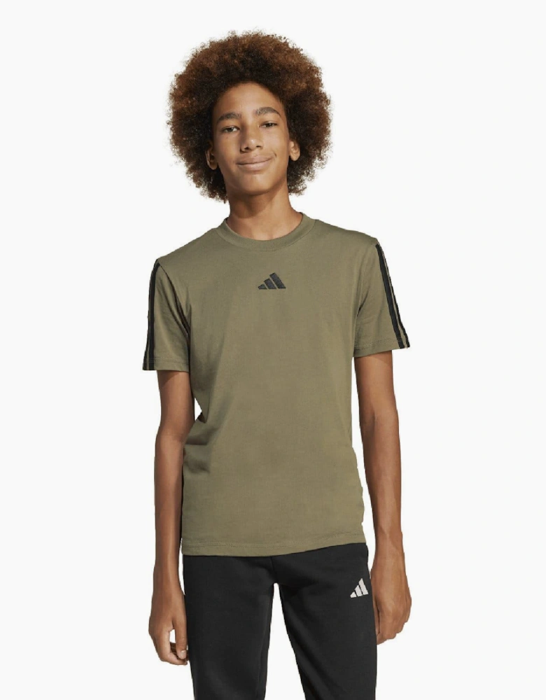 Junior Essentials T-Shirt - Juniors 3 Stripes T-Shirt