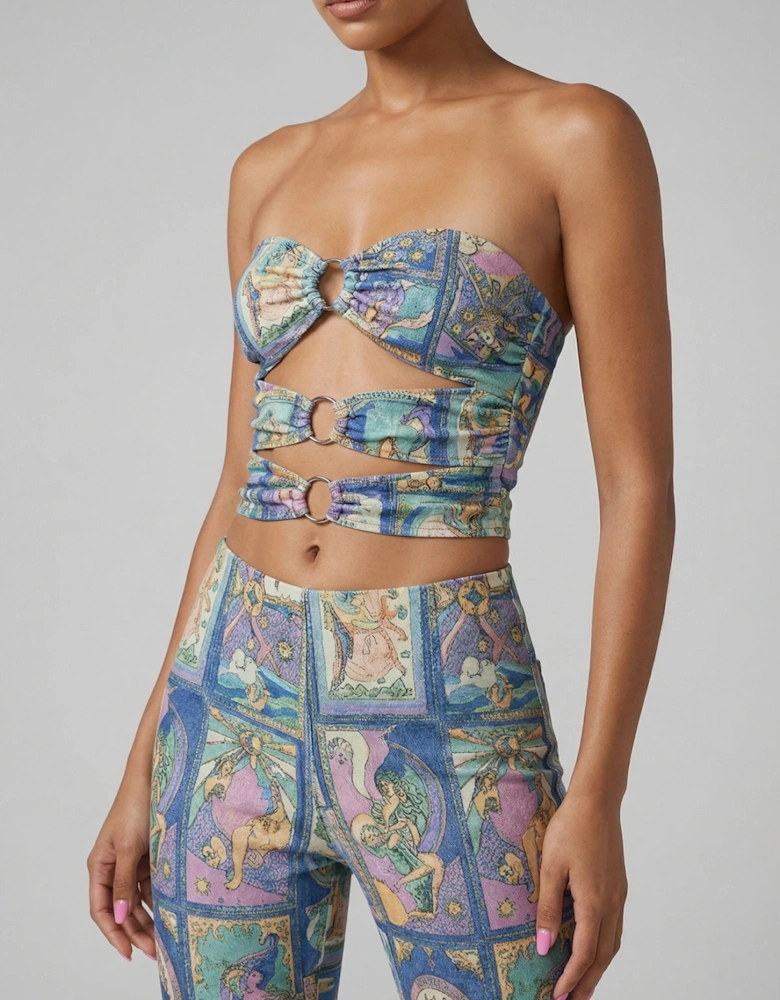 Eden Cut-out Flared Jumpsuit