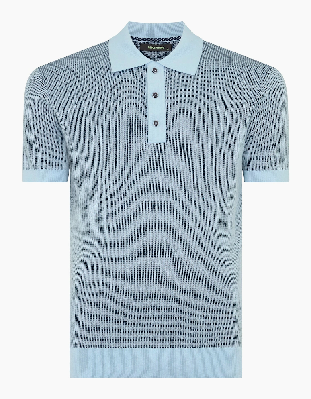 Knitted Polo Shirt BLUE