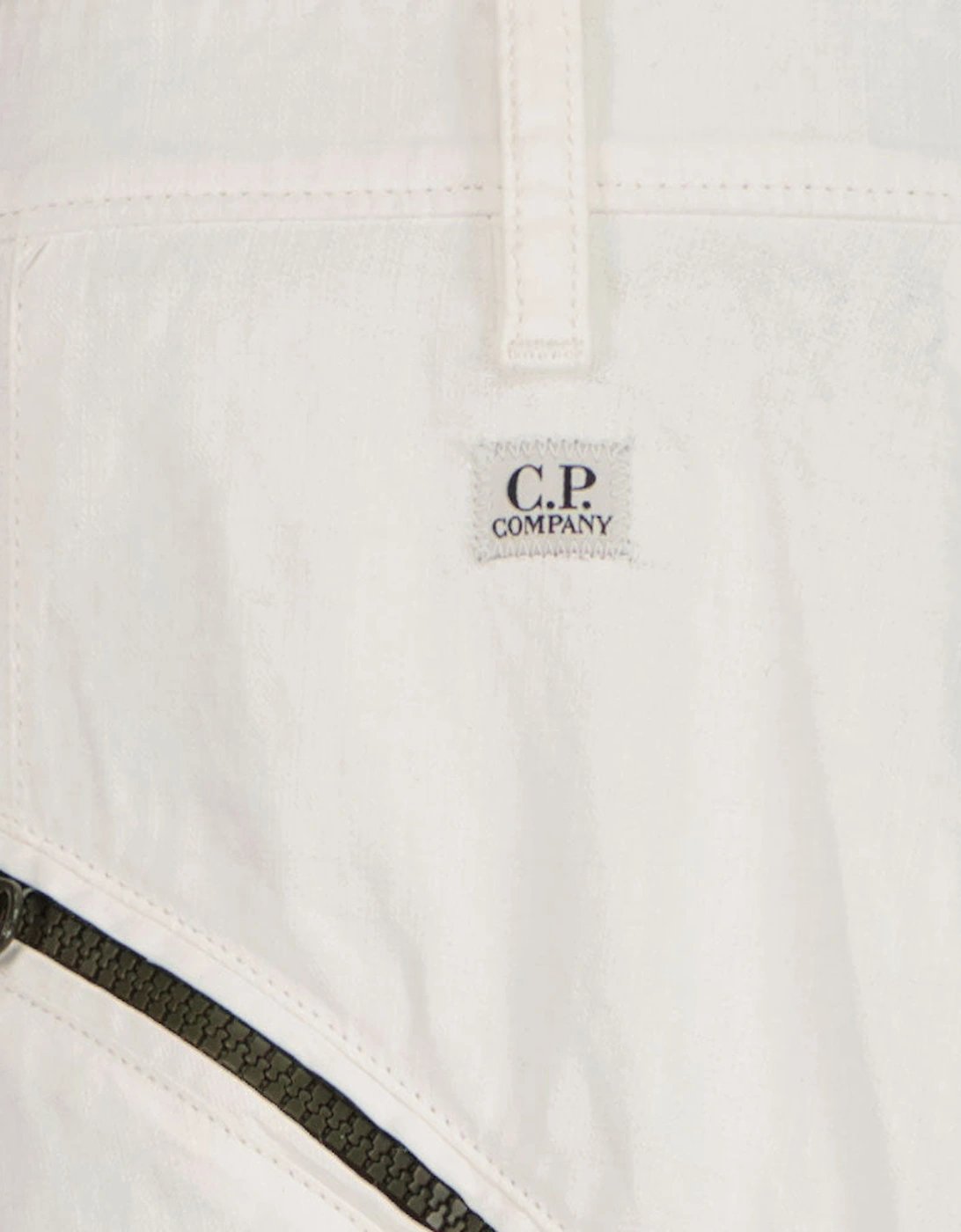 C.P. Plated Linen Cargo Pants