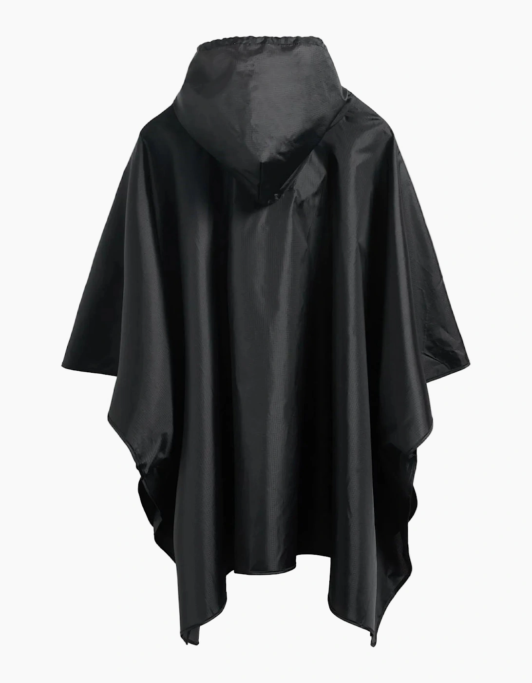 Packable Black Rain Ponchos - One Size