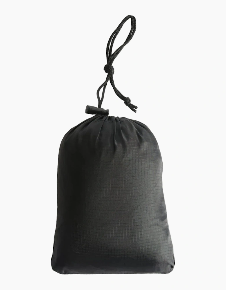 Packable Black Rain Ponchos - One Size