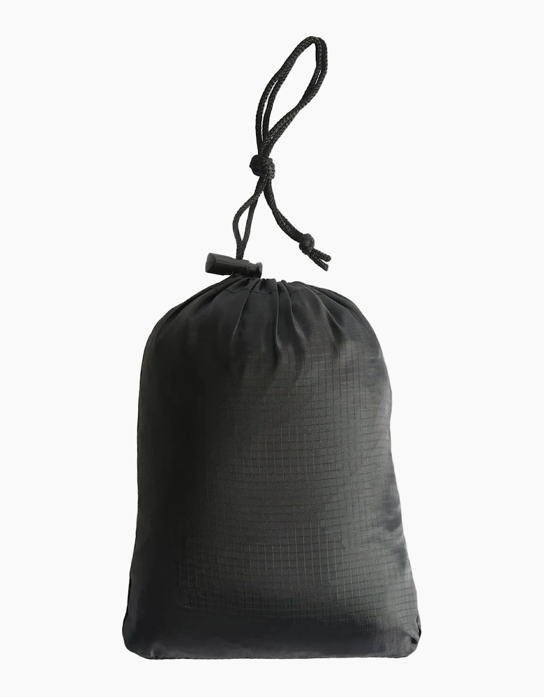 Packable Black Rain Ponchos - One Size