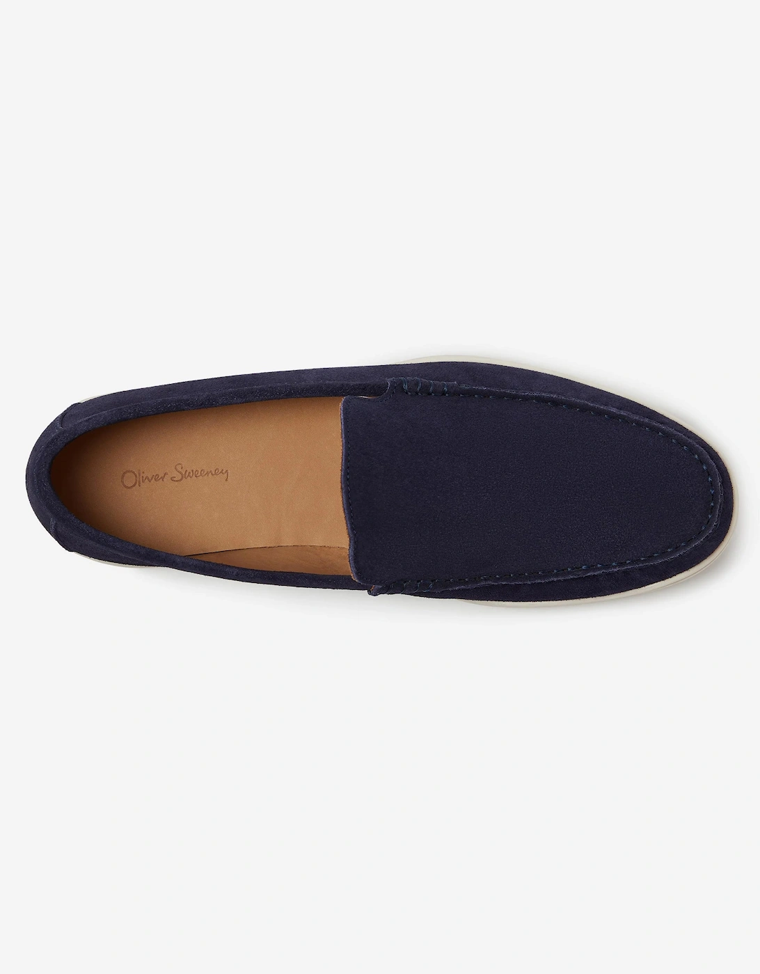 Alicante Suede Mens Moccasin Loafers - Midnight