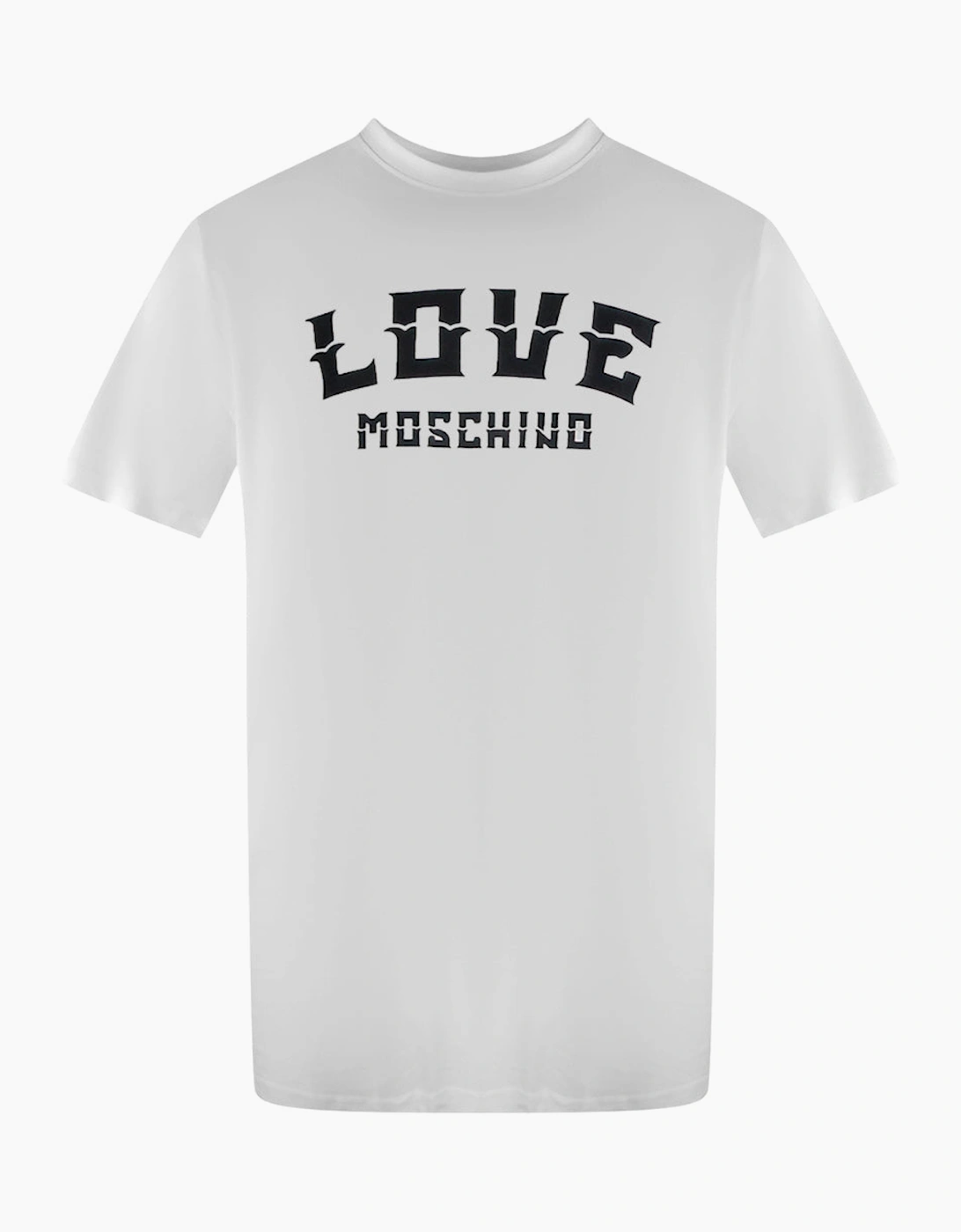Love Moschino Men's White Bold Logo T-Shirt  42 Xl