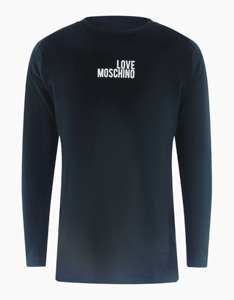 Logo Long Sleeve Black T-Shirt