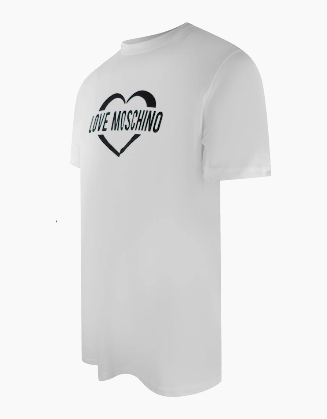 Bold Heart Logo White T-Shirt