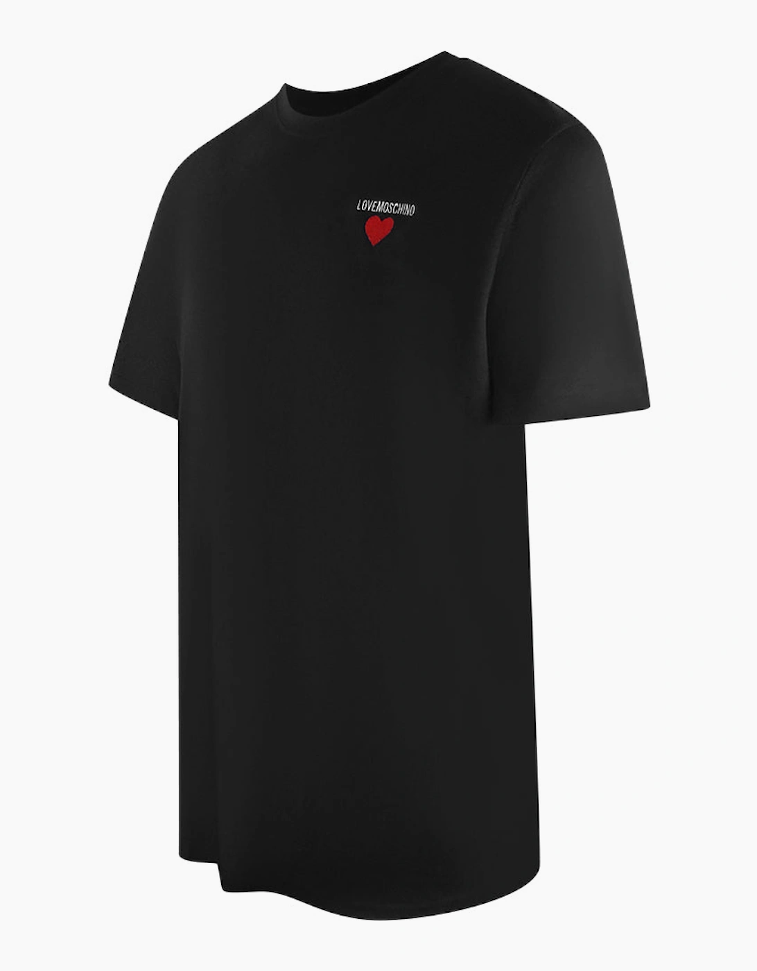 Small Heart Logo Black T-Shirt