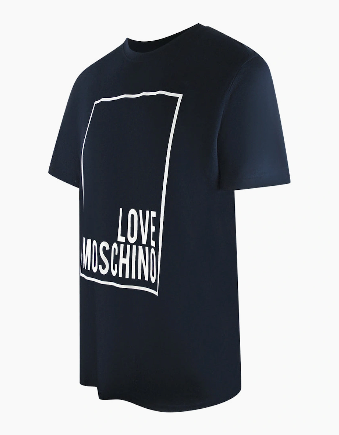 Box Logo Navy Blue T-Shirt