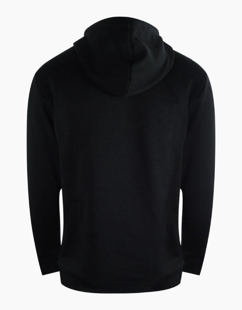 Multi Logo Black Hoodie